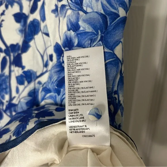 Anthropologie Maeve Strapless Mini Dress